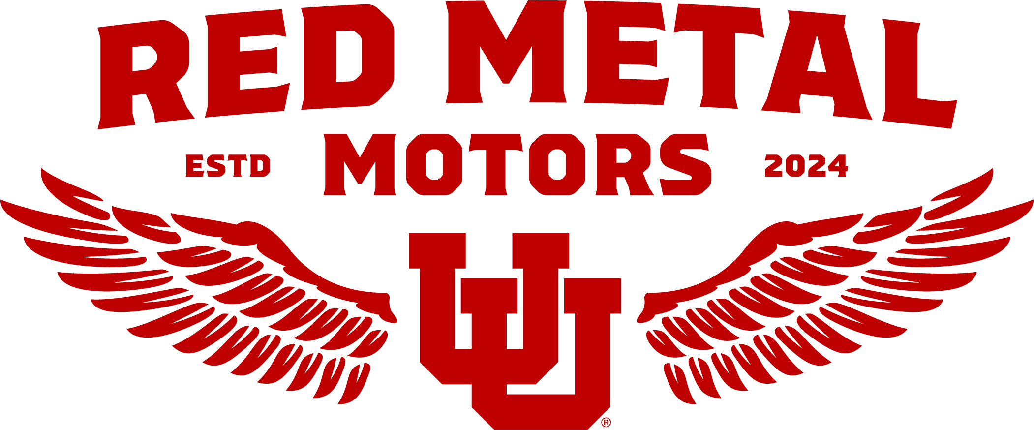 Red Metal Motors and University of Utah logo